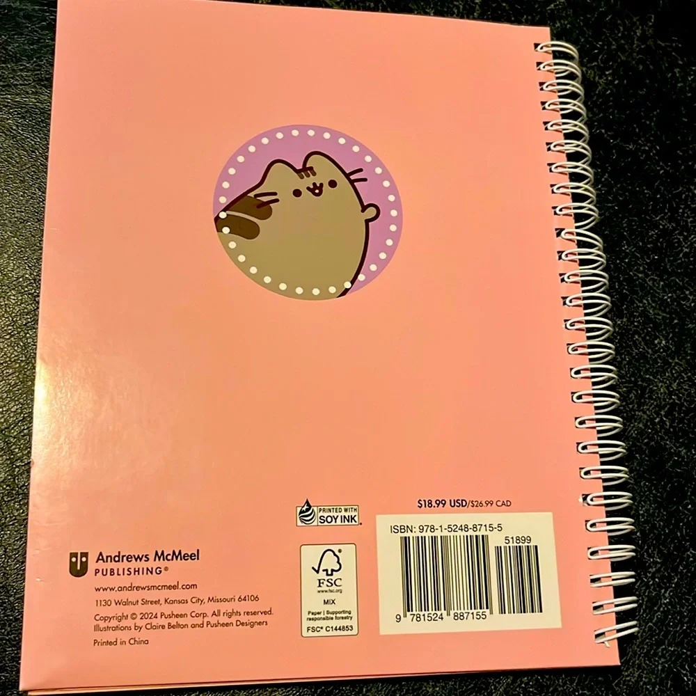 •Last One!• Pusheen 16 Month Weekly 2025 Planner With Stickers